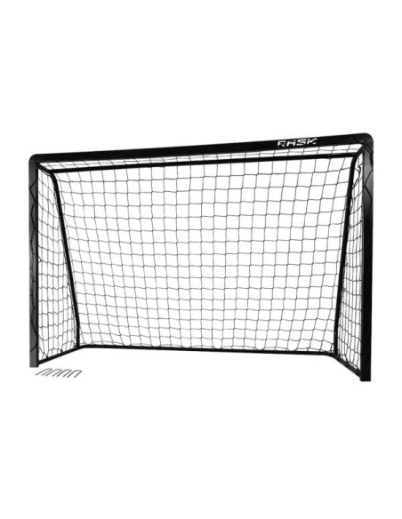 RASK Fodboldmål 240 x 160 cm sort stål med dobbelt overlægger