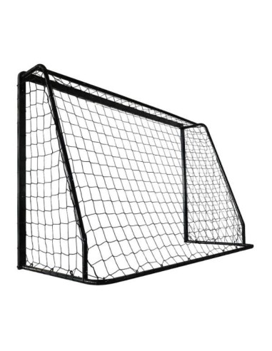 RASK Fodboldmål 240 x 160 cm sort stål med...