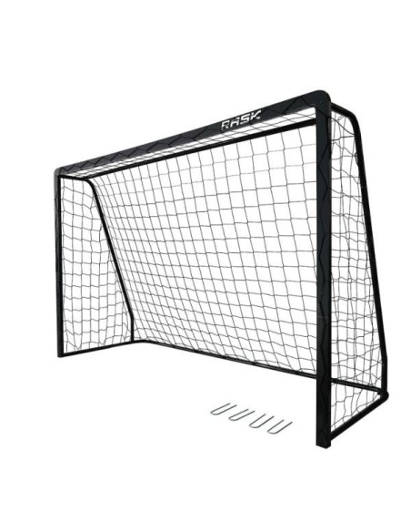 RASK Fodboldmål 300 x 200 cm sort stål med dobbelt overlægger