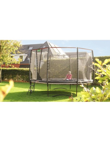 EXIT PeakPro trampolin ø427cm - sort