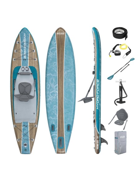Hydro-Force FreeSoul Elite 2-i-1 SUP Paddleboard og Kajak 335cm