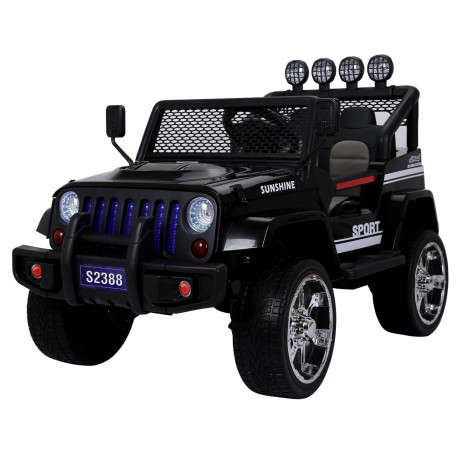 Sport SUV 4x4 12v med gummihjul og fjernbetjening