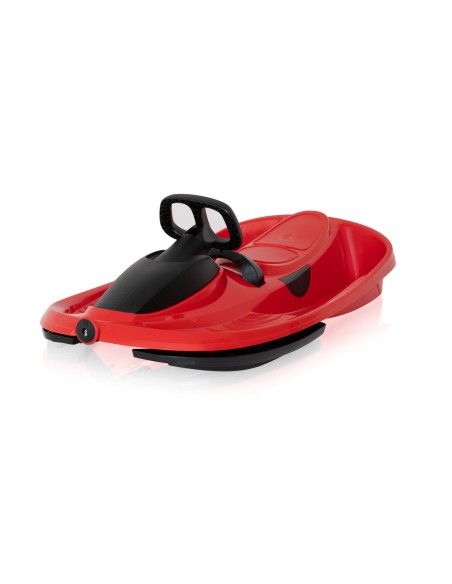 Stratos bobslæde med rat, Racer Rød