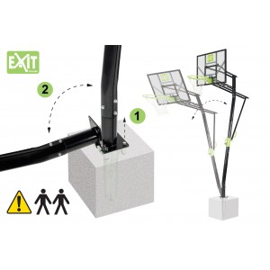 Galaxy stationær basket stander (EXIT)
