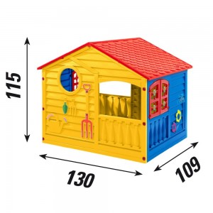 Happy House legehus i plast