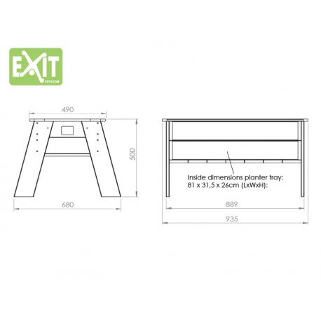 Aksent plantekasse til børn (EXIT)