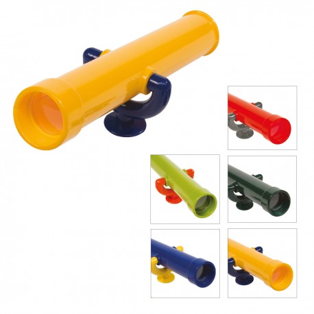 Teleskop Lime / Orange til ekstra sjov på legehuset