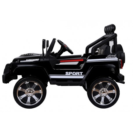 Sport SUV 4x4 12v med gummihjul og fjernbetjening