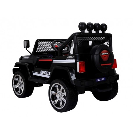 Sport SUV 4x4 12v med gummihjul og fjernbetjening