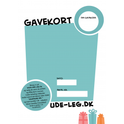 Gavekort fødselsdag eller fest 2