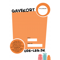 Gavekort fødselsdag eller fest