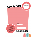 Gavekort fødselsdag eller fest Gavekort fødselsdag eller fest