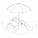 Kylo havebænk med parasol fra AXI Kylo havebænk med parasol fra AXI
