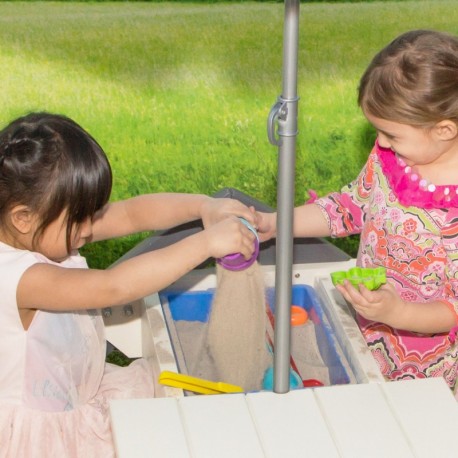 Delta havesæt med parasol og opbevaring