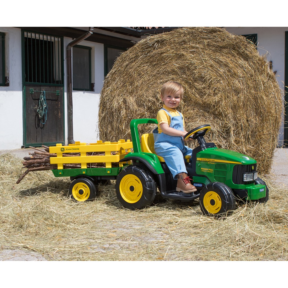 Trator John Deere Ground Loader 12V - Autobrinca Online