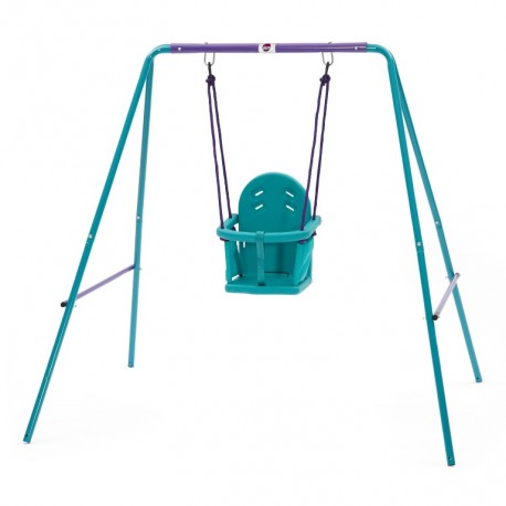 2 i 1 Metal Gyngestativ (Plum)