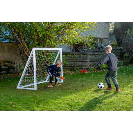 Fodboldmål Pro Junior - 175 x 140 cm hvid