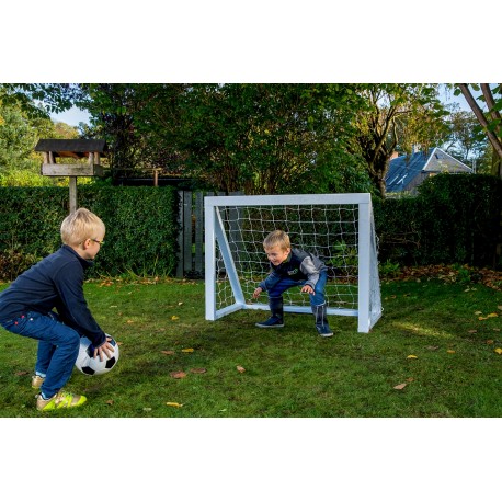 Fodboldmål Pro Micro - 125 x 100 cm hvid