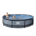 EXIT Stone pool ø360x76cm med filterpumpe EXIT Stone pool ø360x76cm med filterpumpe