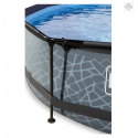 EXIT Stone pool ø360x76cm med filterpumpe EXIT Stone pool ø360x76cm med filterpumpe