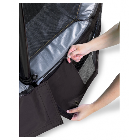 EXIT Elegant Ground trampolin m/ Deluxe sikkerhedsnet