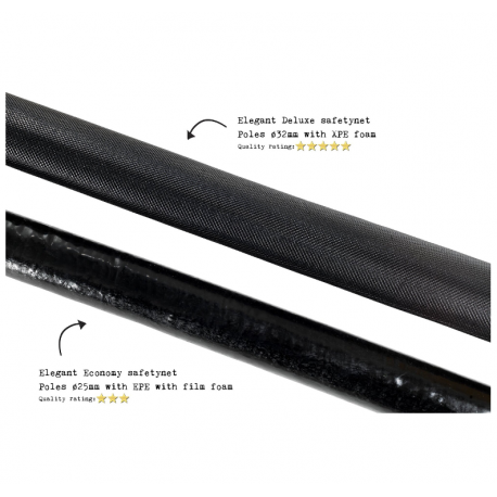 EXIT Elegant Ground trampolin m/ Deluxe sikkerhedsnet