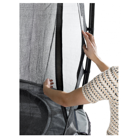 EXIT Elegant Ground trampolin m/ Deluxe sikkerhedsnet