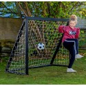 Homegoal Pro Junior Sort fodboldmål 175 x 140 cm